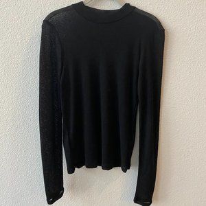 Mesh Long Sleeve Shirt